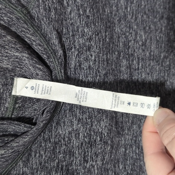 LULULEMON WARM YOUR CORE LONG SLEEVE TEE HEATHERED‎ GREY YOGA LOUNGE 4 - Picture 2 of 4